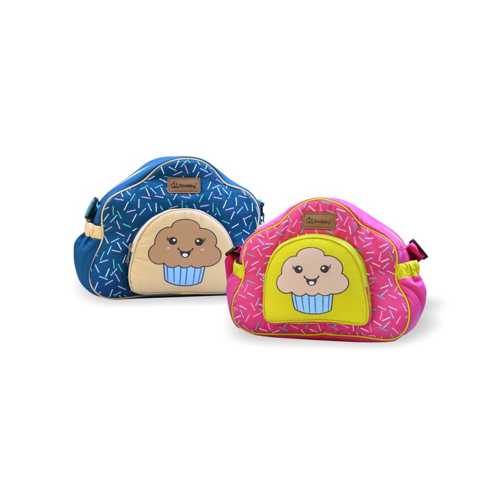 Tas Bayi Besar Saku Print Cup Cake Series Snobby