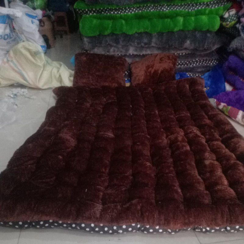 KASUR MENUL TERMURAH BIG PROMO kasur bulu rafsur/kasur menul/kasur gender murah uk. 170x130