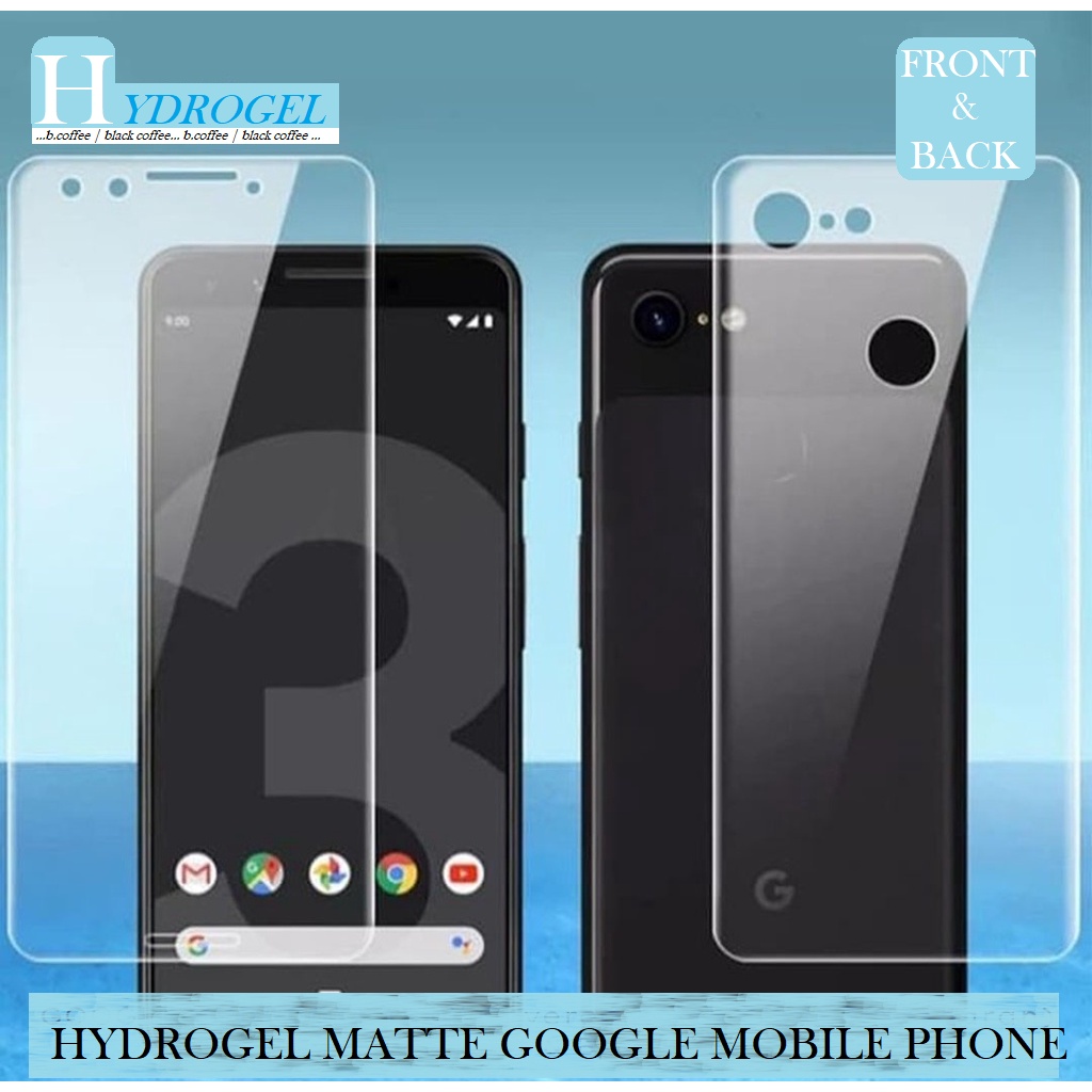 PWY MATTE HYDROGEL anti gores GOOGLE PIXEL 6A / PIXEL 6 / PIXEL 6 PRO / PIXEL 5A 5G / PIXEL 5 / PIXE