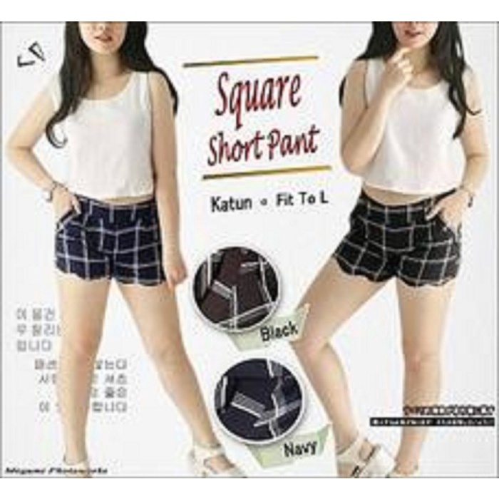 Celana wanita pendek Hp Square celana murah korean kekinian terbaru 2021