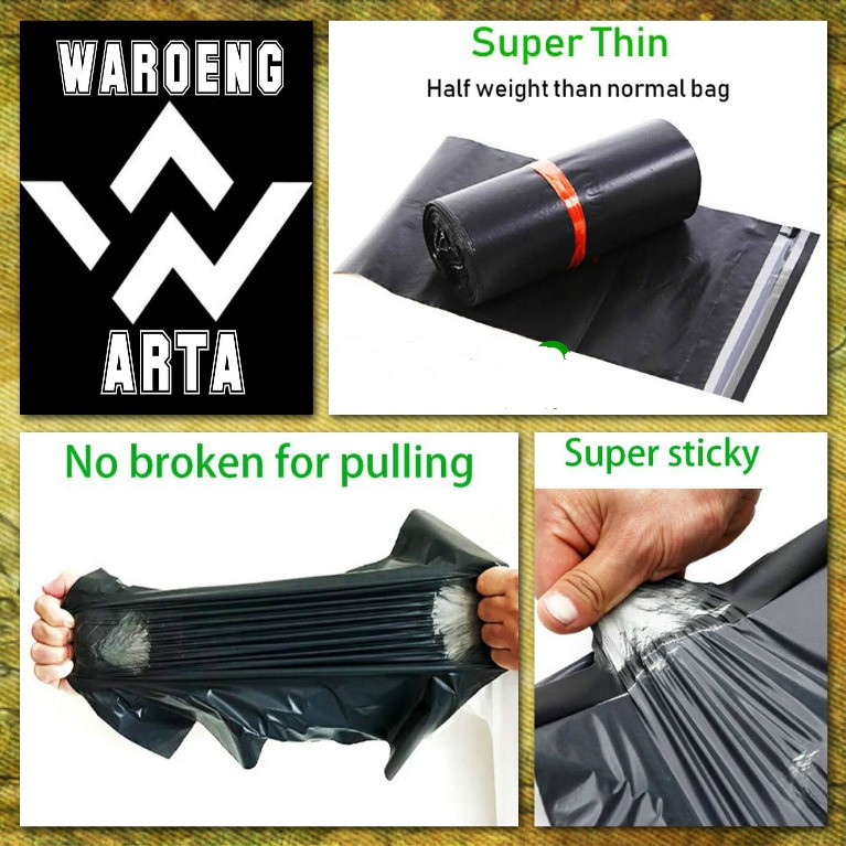 

Plastik Olshop Polymailer Hitam Tebal Premium