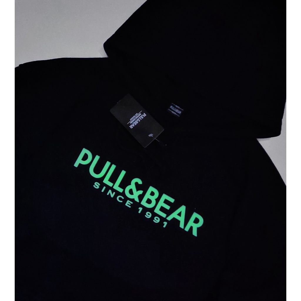 Jaket Sweater Hoodie P AND BEAR 1991 – Navy Edition Fashion Trendy Casual Pria Good Brand Quality St