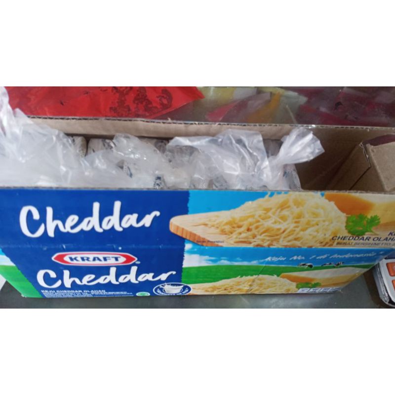 

keju Kraft Cheddar repack 200gr (-+)