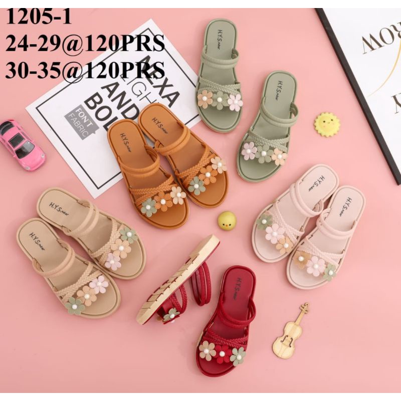 ALANA- DAISY Sandal Jelly Anak Wanita Wedges Jelly Anak Sendal Karet Jelly