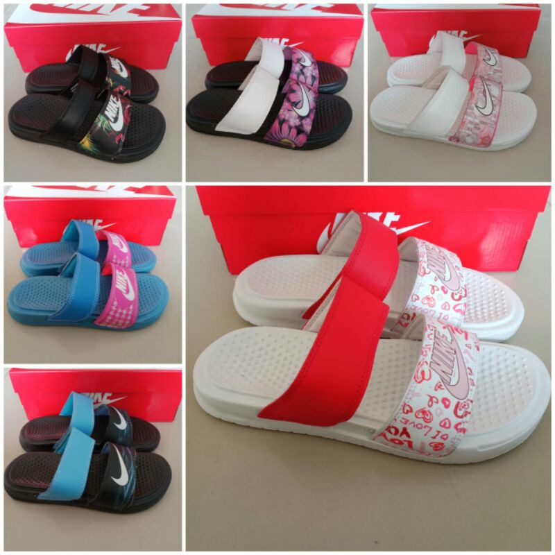 Sandal Wanita Nike Benassi Duo Ultra Original, Sandal Cewek Slides Murah