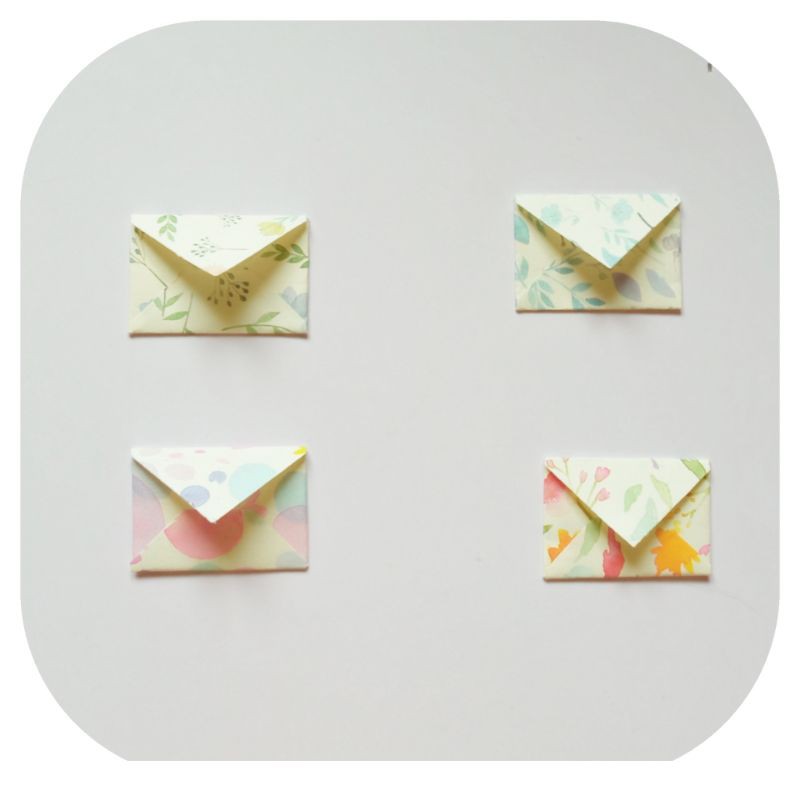 

[ 4 Pcs] Mini Series Watercolor Amplop