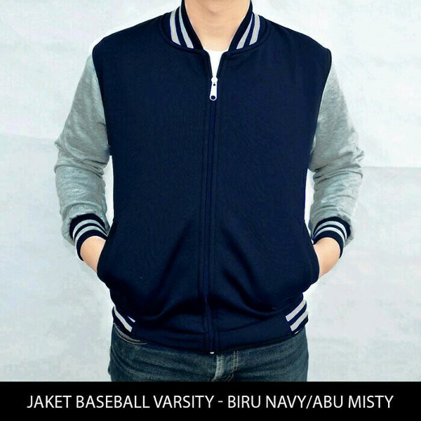 JACKET BASEBALL NAVY ABU POLOS