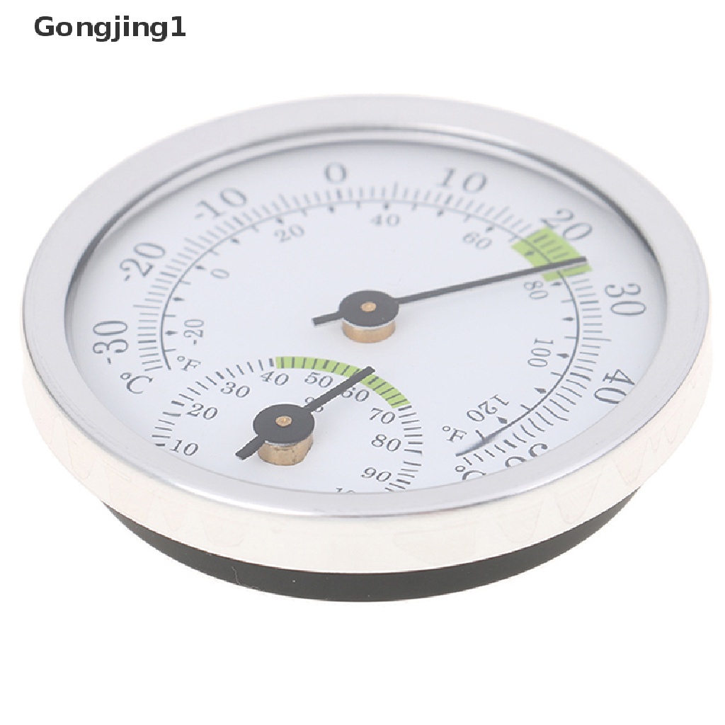 Gongjing1 Termometer + Hygrometer Analog Tempel Dinding Untuk Ruang Sauna