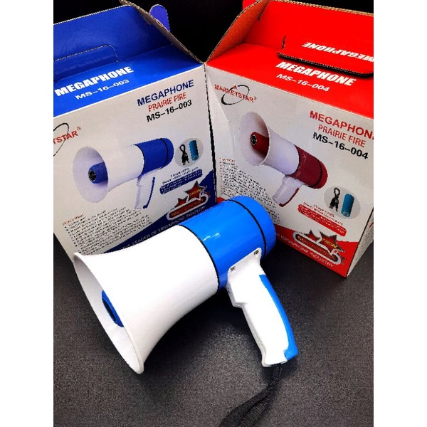 Hand Megaphone Portable dengan Batterai, Pengeras Suara Portable Genggam Tangan, 15watt jangkauan 500meter