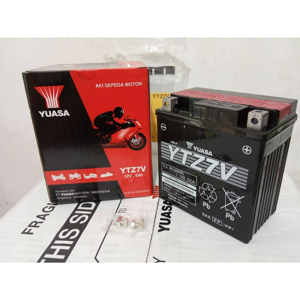 AKI MOTOR Aerox Old, Nmax Old, Lexi, KLX, Lexi, Vespa LX YTZ7V YUASA ORI MF