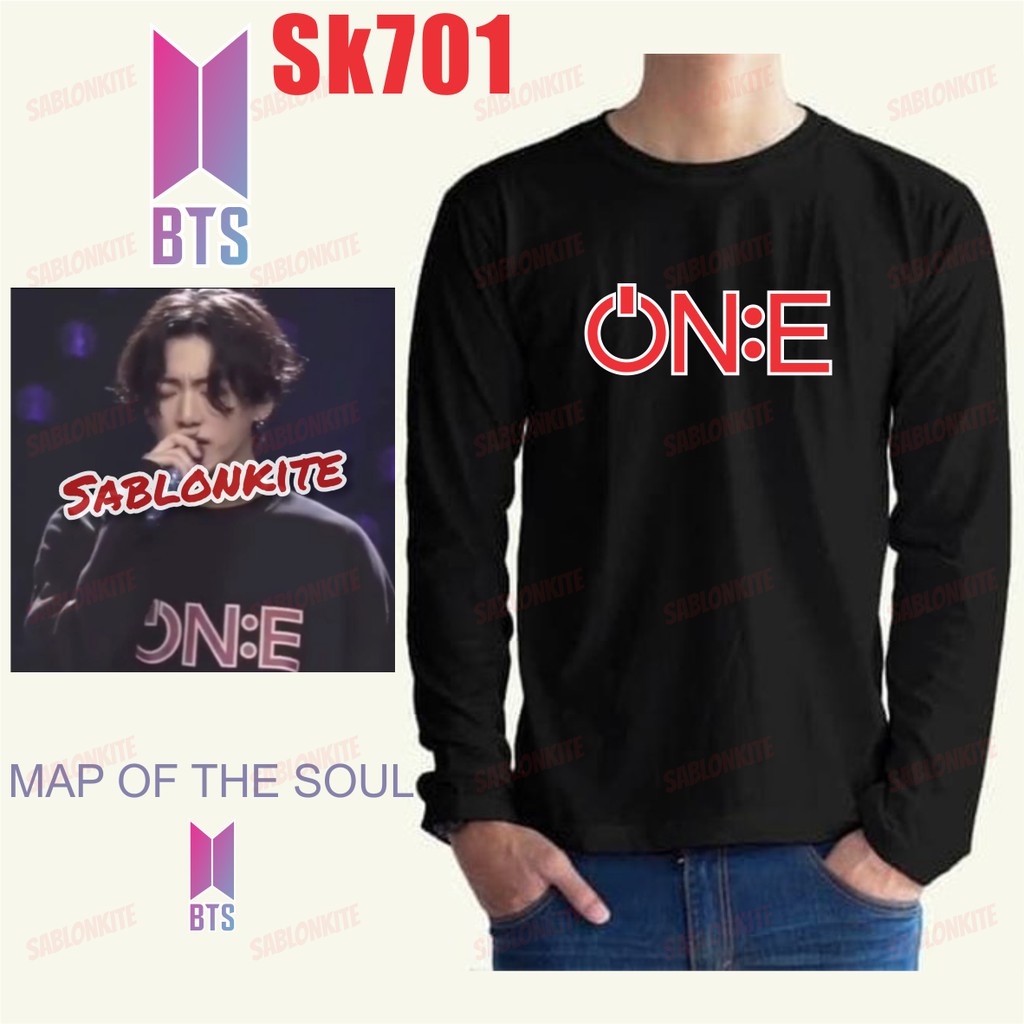 MURAH!!! KAOS LENGAN PANJANG KPOP ON:E ON : E sk701 UNISEX COMBED 30S