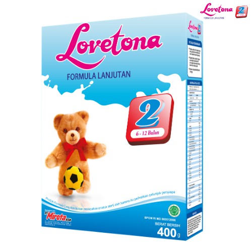 

Lovetona 2 400 Gram (Usia 6-12 Bulan)