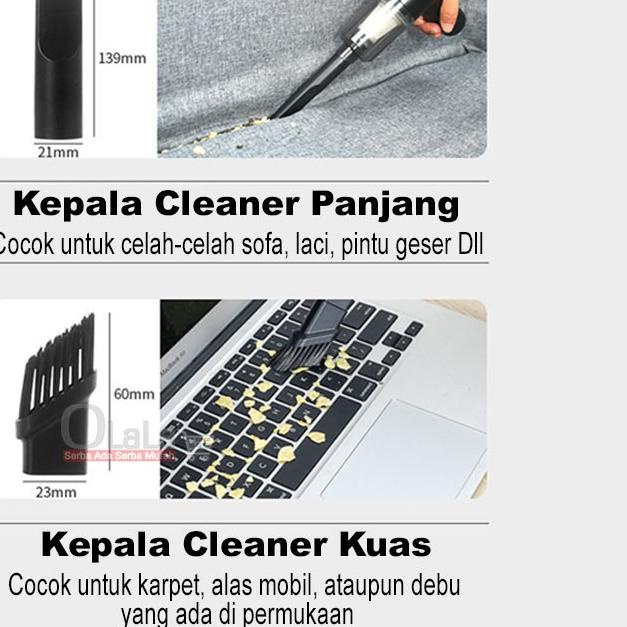 ☟ ALAT VACUM CLEANER / PENYEDOT DEBU WIRELESS OLL-1030 ➢