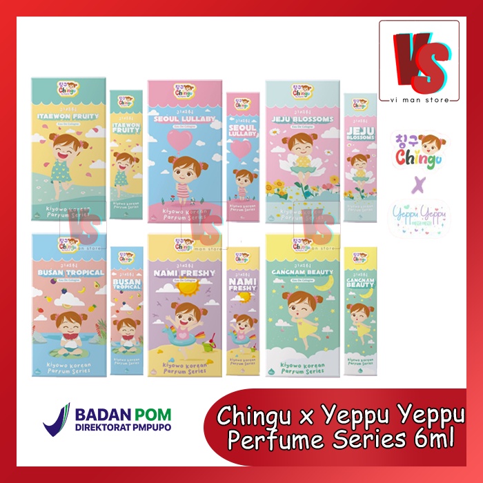 Parfum Kiyowo yeppuYeppu 6ml Roll on / Yeppu yeppu parfum / Parfum yeppuyeppu