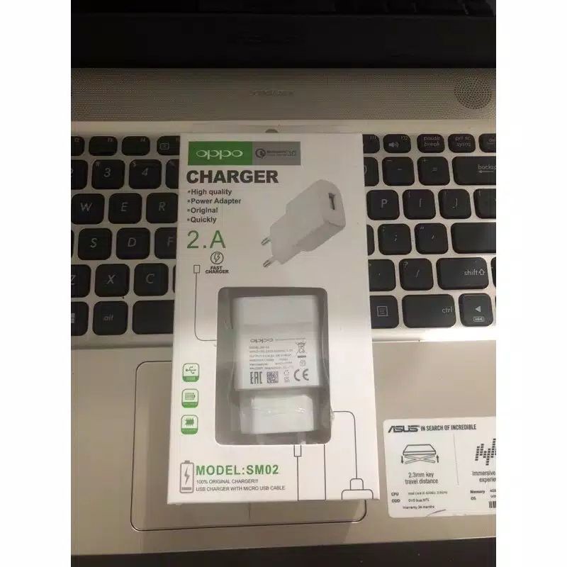 tc charger OPPO SM02 branded 1 USB 2A kwalitas bagus