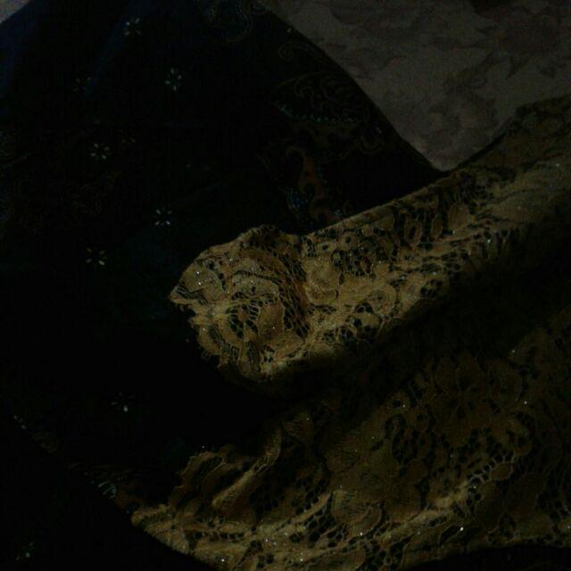 Batik Maxi Cardi Brokat Kupu Modern Fashion Wanita Batik Solo