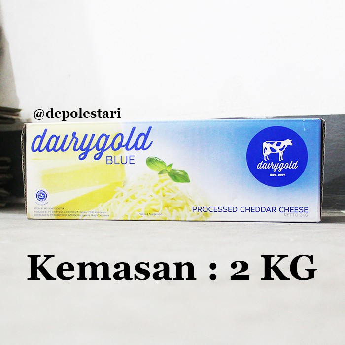 

Keju Cheddar Dairygold Blue 2kg