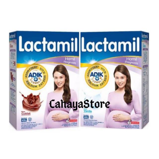 LACTAMIL PREGNASIS VANILA/COKLAT 400gr/Susu Ibu Hamil Lactamil