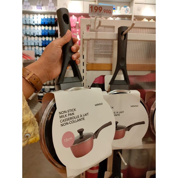 Panci Anti Lengket Miniso 18cm normal 200 sale 100