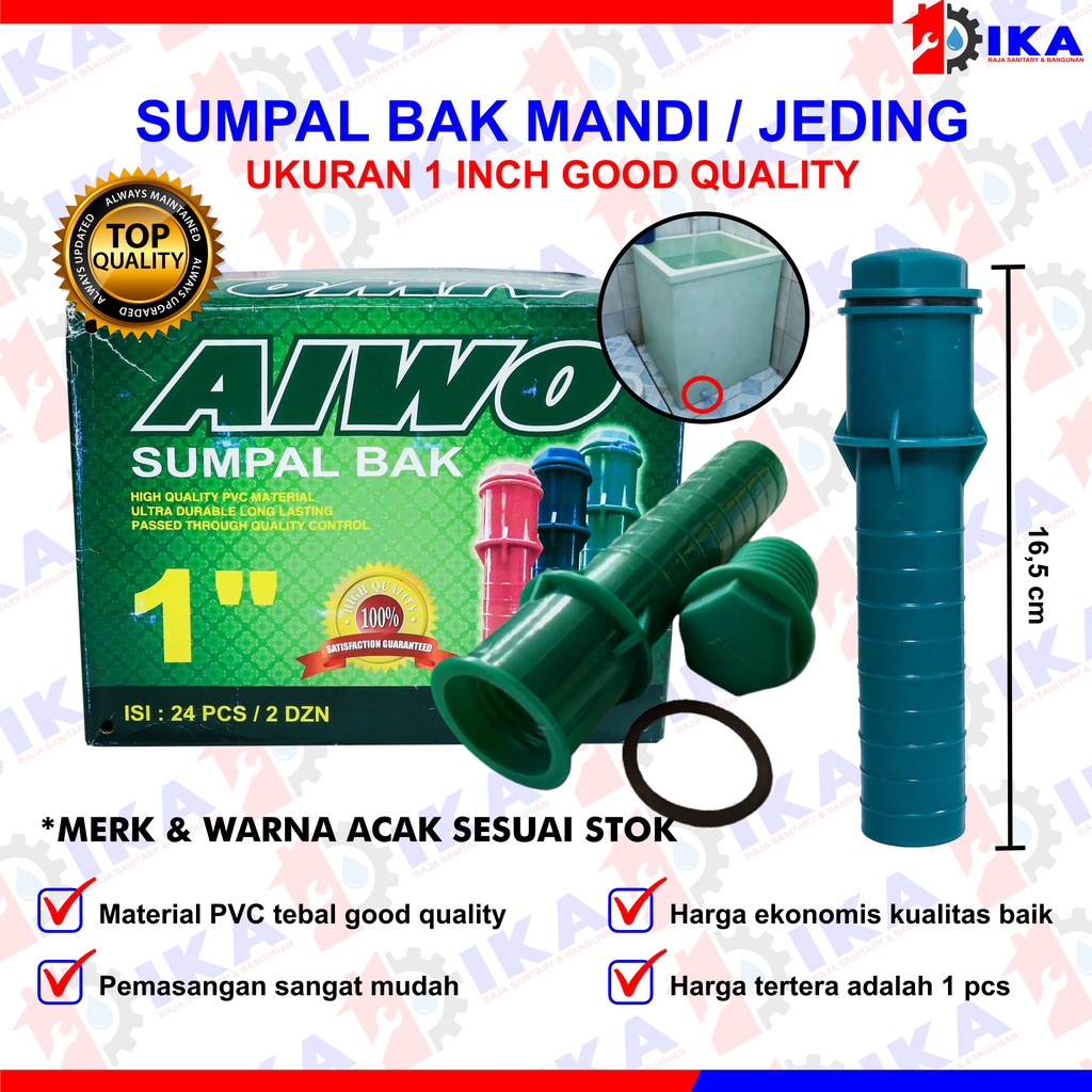 AFUR BUANGAN JEDING / PEMBUANGAN BAK AIR KAMAR MANDI / SUMPAL KURAS BAK MURAH PVC ANTI BOCOR KUAT