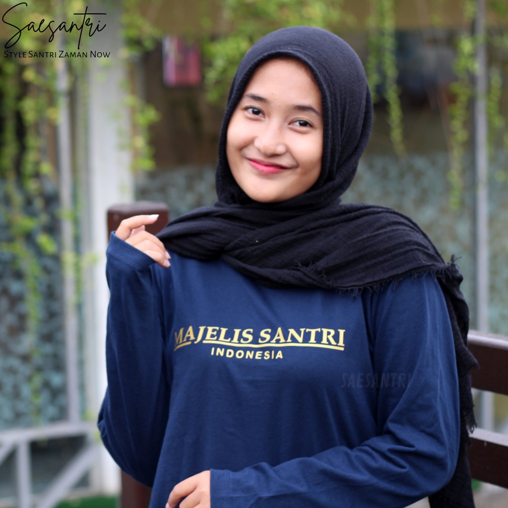 Kaos Santri Putri - Majelis Santri Indonesia - Kaos Santri Salafy - Kaos Santriwati - Kaos Pondok