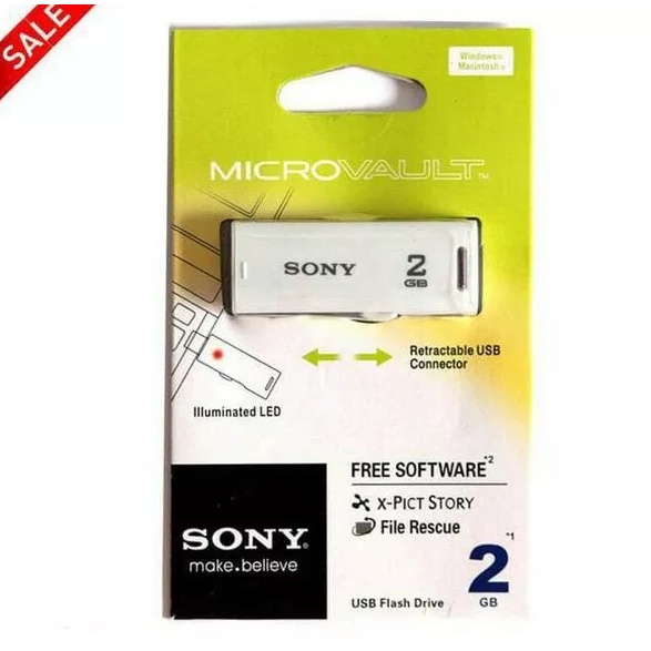 Flashdisk SONY 2 GB 2.0 USB Micro Vault