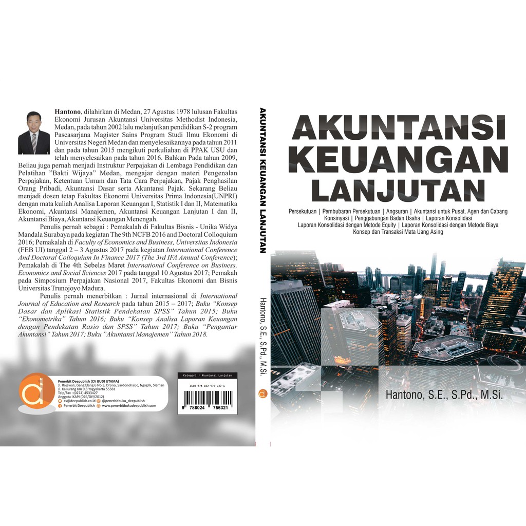 Buku Akuntansi Keuangan Lanjutan - Penerbit Deepublish-1