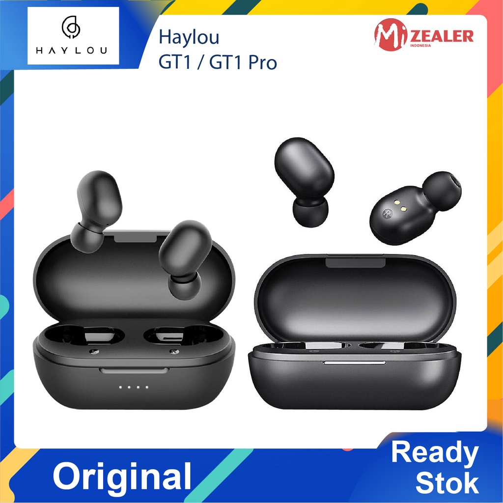 Haylou GT1 / GT1 Pro TWS Earphones DIZO GoPods In Ear Headset Bluetooth Wireless TouchHD Stereo GoogleAssist