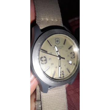 victorinox swiss army 241516 canvas strap watch