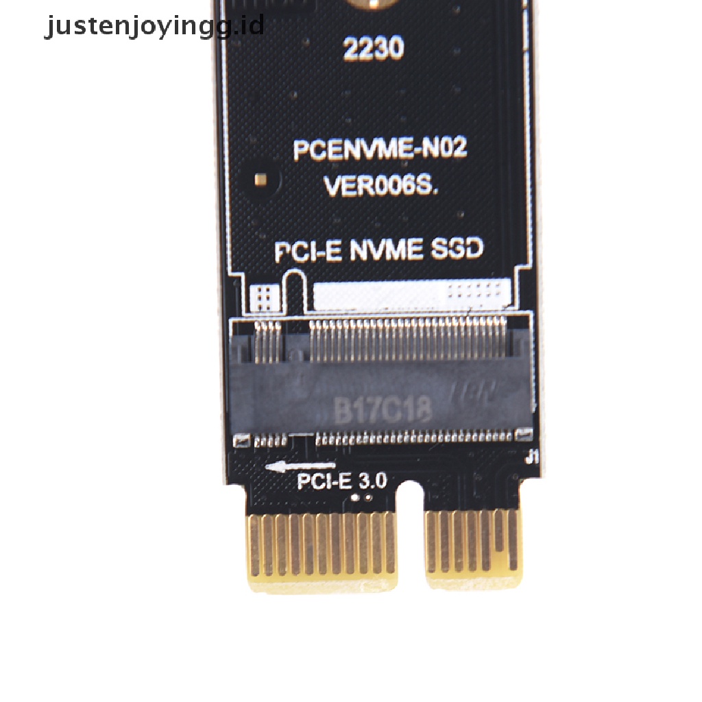 // justenjoyingg.id // Pcie To M2 Adapter Nvme Ssd M2 Pcie X1 Raiser Pci-E Pci Express M Key Connector ~