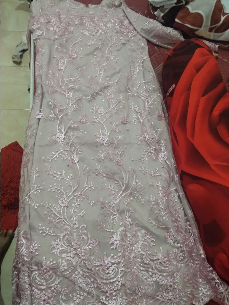 Ada Jumbo Best Seller Laudya Dress By Elsire Tile Bordir Brokat Belakang Full Kondangan