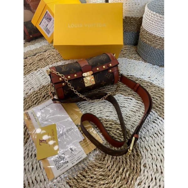TAS LV PAPILLON TRUNK TABUNG 20CM
