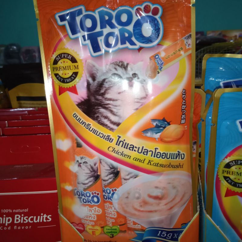 Snack Kucing TORO TORO ISI 4 ALL VARIAN Cemilan Liquid Kucing 60g