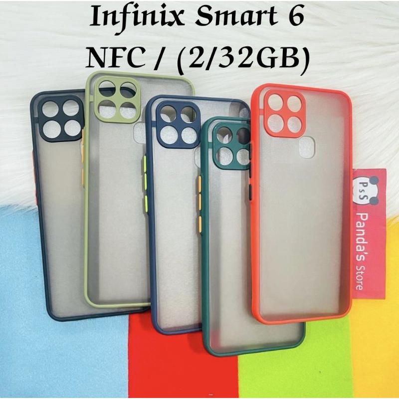 Case Infinix Smart 6 NFC , Ram 2/32GB , Ram 3/64GB My choice Original + Ring Kamera / Pelindung Kamera (PsS)