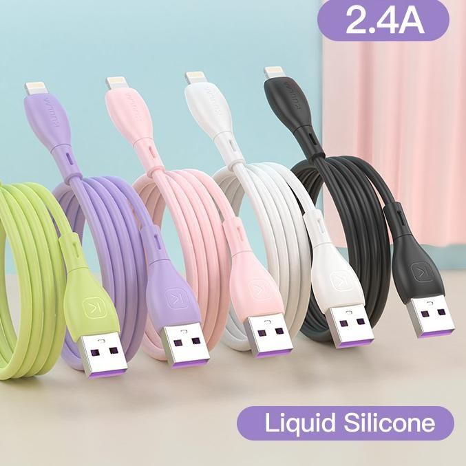 Kabel Data Macaron Support Fast Charging Micro USB Cabel Data Macaron Ori