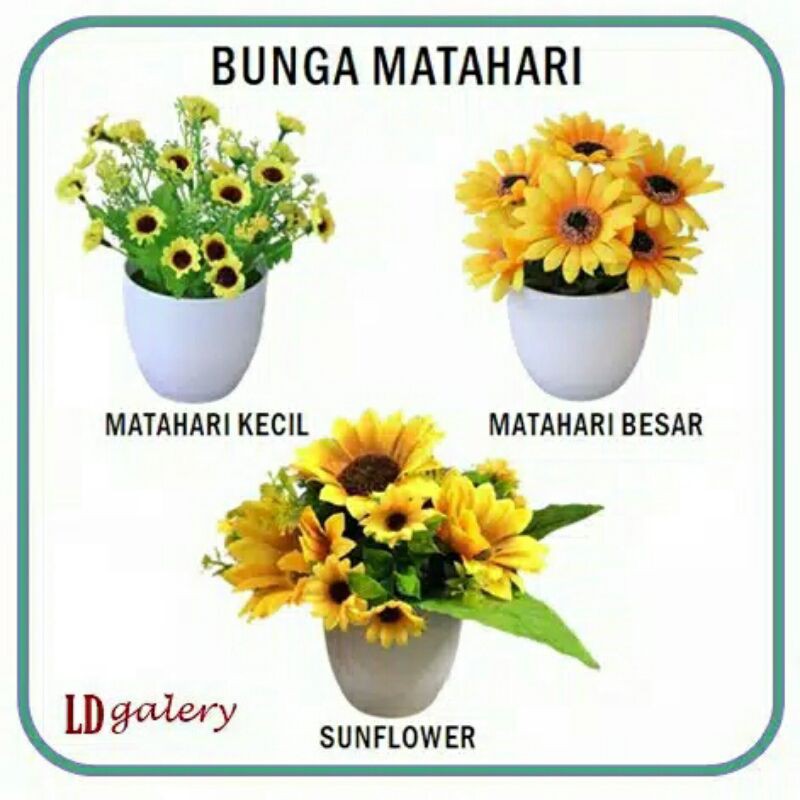 

BUNGA MATAHARI plastik