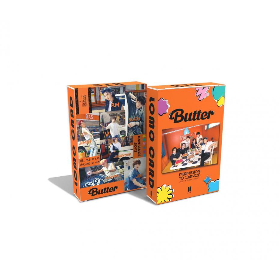 55pcs / set Kartu Foto KPOP BTS Butter Lomo