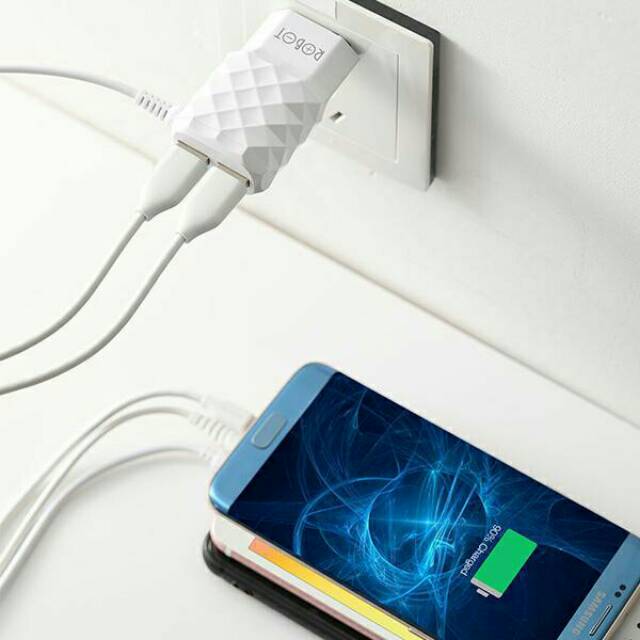 ROBOT RT-K5 Adaptor charger 3 Output charger 2.1 A Original