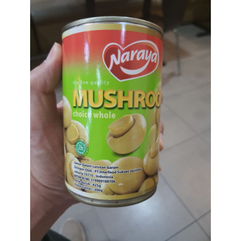 

Naraya mokou whole mushroom jamur kancing