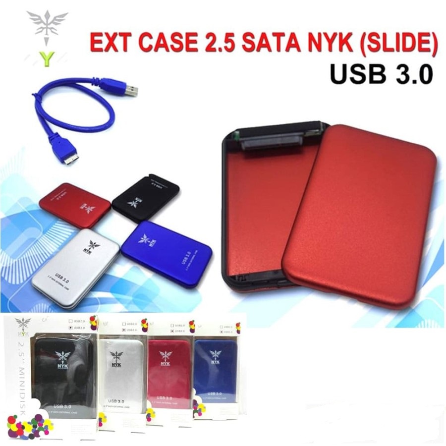 NYK Casing Hardisk External HDD Case 2.5&quot; USB 3.0 - NYK-CS25UB3SAs