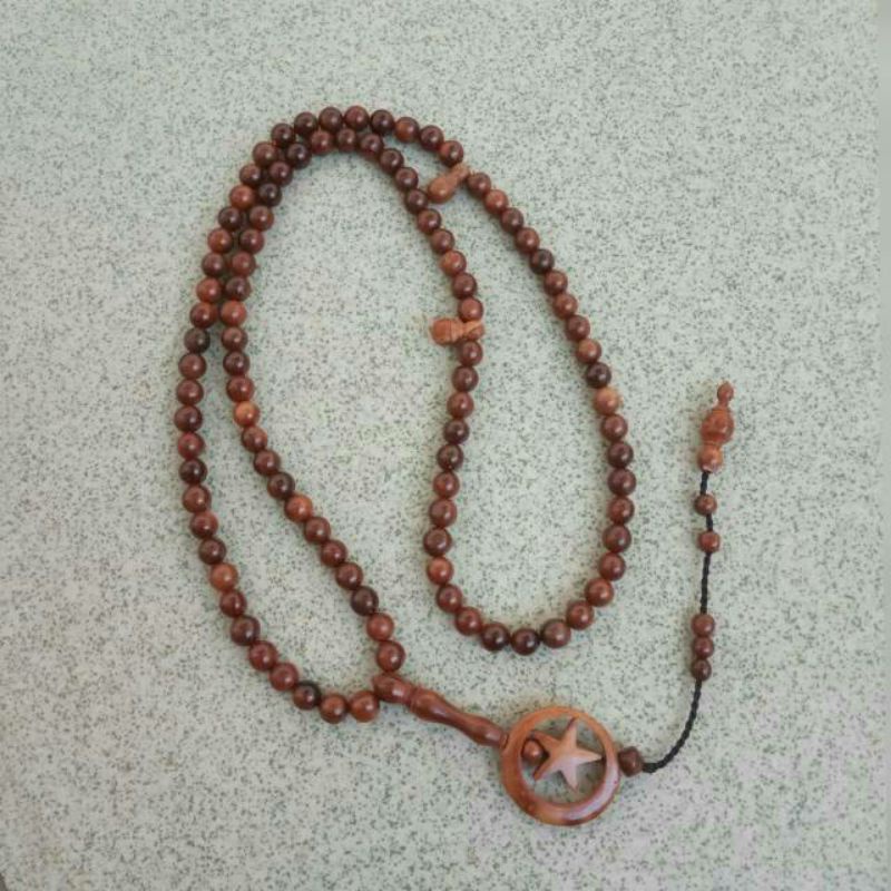 Tasbih koka bulat BB 99 butir ukr 6,5mm