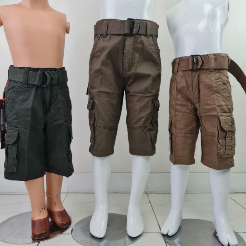 Celana Cargo Anak Pendek BA WANG CHENG Import