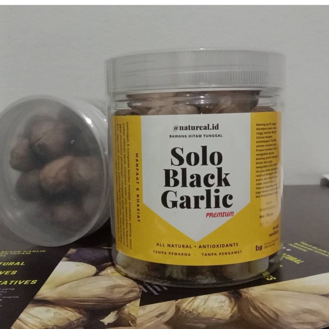 Solo Black Garlic Bawang Putih Hitam Jenis Bawang Putih Tunggal Shopee Indonesia