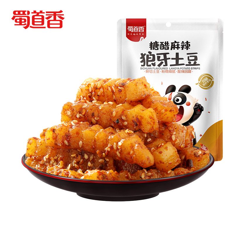 (HALAL) 蜀道香 糖醋麻辣狼牙土豆150g Langya potato strips