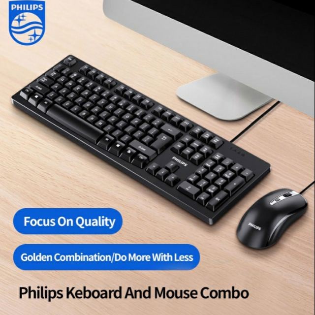 Philips C214 Keyboard Mouse USB Combo