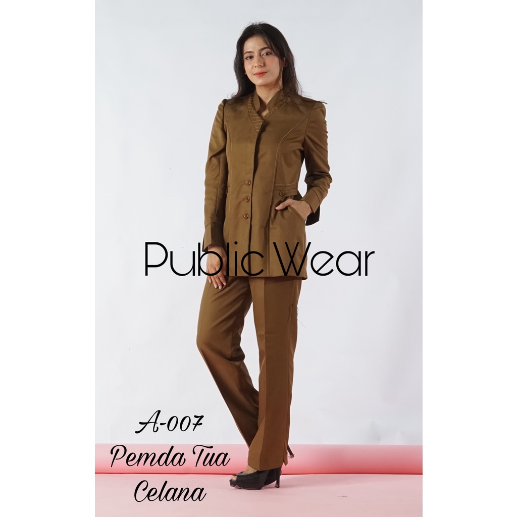 SERAGAM PEMDA BELLAGIO, JAS PNS BELLINI, BLAZER GURU [A-007]