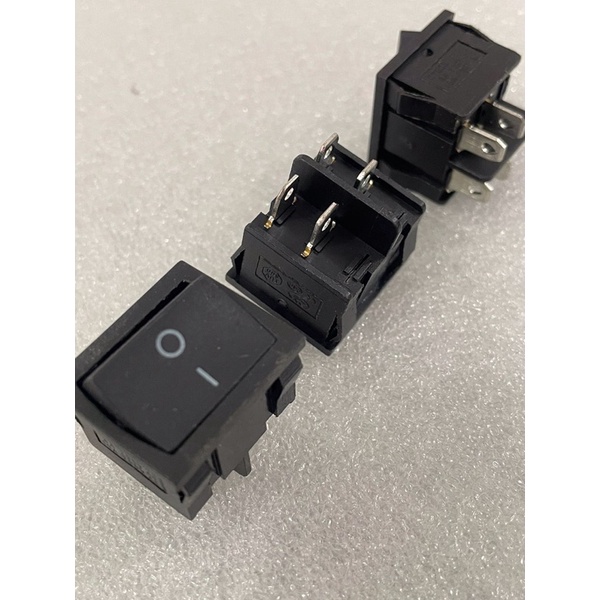 Saklar Rocker switch Tanggung HITAM TEBAL 4 pin / 4 kaki ON OFF ROCKER SWITCH