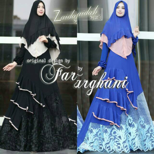 Zaidah Syari vol. 3 by Farghani | Gamis Pesta Syari Branded