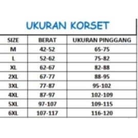 KORSET PENGECIL PERUT 1102  (PENGAIT 6 BARIS ) KORSET PELANGSING PERUT