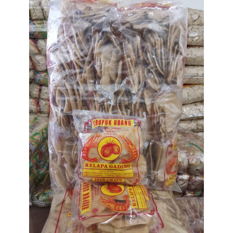 

KERUPUK UDANG INDRAMAYU / KELAPA GADING 250GRAM